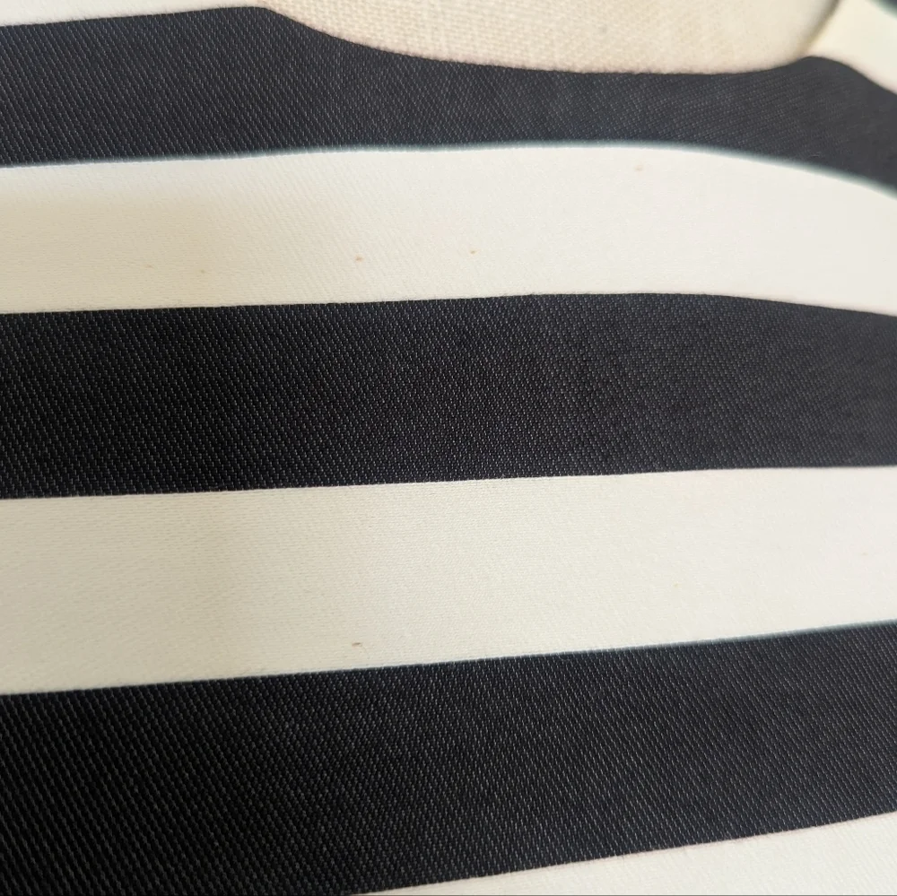 Kate Spade Striped Black and White Striped Shift Dress